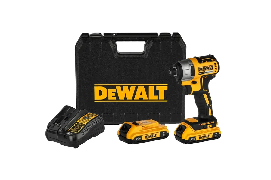 Kit de Atornillador de Impacto de 14 64 Mm Inalambrico sin Carbones de 20V